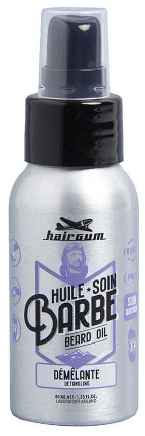 Barzdos priežiūros priemonė HairGum Detangling Beard Oil, 40 ml