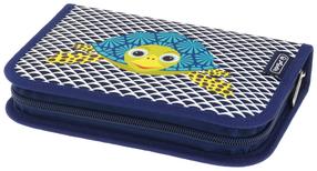 Penālis Herlitz Cute Animals Turtle, 20.5 cm x 14 cm, zila krās.