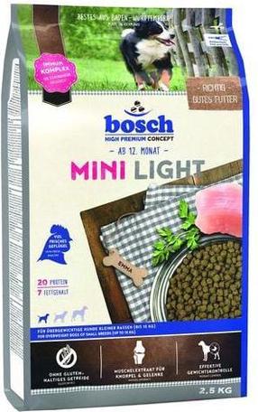 Sausas šunų maistas Bosch Mini Light, paukštiena, 2.5 kg