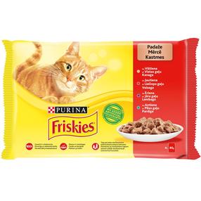 Влажный корм для кошек Purina Friskies, 0.085 кг x 4 шт.
