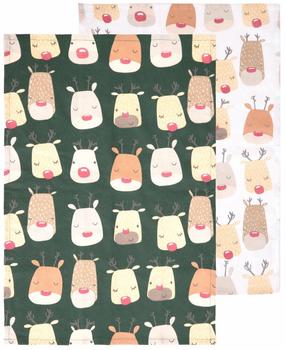 Servetėlės, universali Homla Reindeer 870540, įvairių spalvų, medvilnė, 2 vnt.