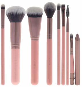 Dekoratīvās kosmētikas otu komplekts Luxie Rose Gold, 8 gab., zelta krās.