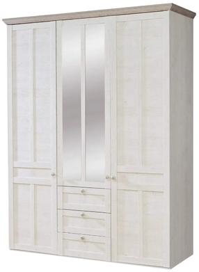 Spinta Forte Iloppa TIQS833S1-J99, balta sp., 57.3 cm x 155 cm x 192.6 cm, su veidrodžiu
