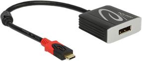 Провод Delock USB Type-C, Displayport 20 pin female, 0.2 м