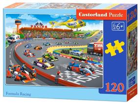 Пазл Castorland Formula Racing 120 el. B-13470, 32 см x 23 см, 120 шт., многоцветный