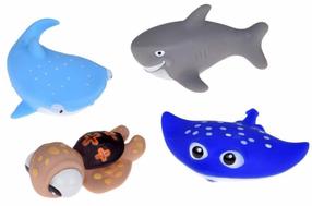 Rotaļu dzīvnieks, komplekts Sea Animals ZA5858, daudzkrāsaina, 4 gab.