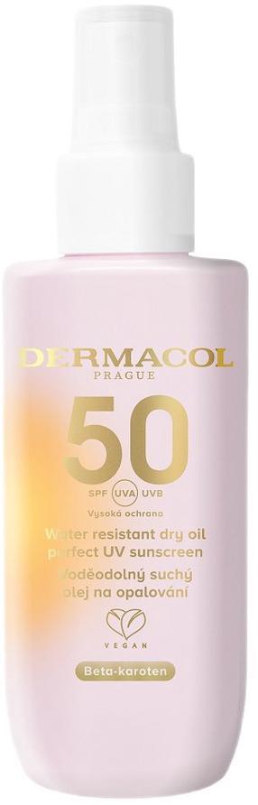 Purškiklis įdegio priežiūrai kūnui Dermacol Water Resistant Dry Oil SPF50, 200 ml