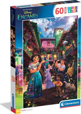 Dėlionė Clementoni Disney Encanto 26333, 62 cm x 42 cm, 60 vnt., įvairių spalvų