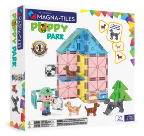 Magnetinis konstruktorius Magna-Tiles Šuniukų parkas, 27 vnt.