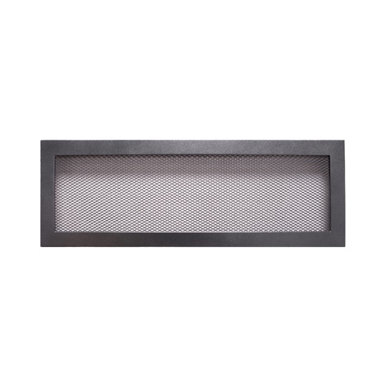 Kaminarest Hearth x 49 cm x 17 cm, teras, hõbe v./must v.