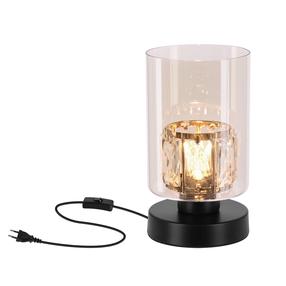 Настольные лампы Candellux Lighting Ducato 41-51493, E27, 40Вт, янтарный цв./черный цв.