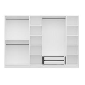Riidekapp Kalune Design Kale 3806, valge v., 52 cm x 270 cm x 210 cm