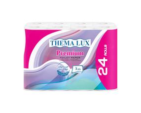 Tualetinis popierius Thema Lux, 3 sl, 24 vnt.