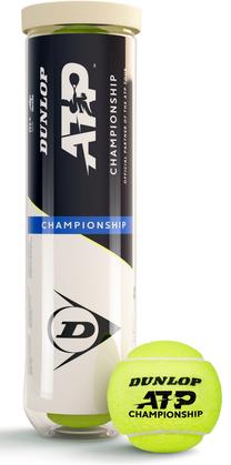 Teniso kamuoliukų rinkinys Dunlop ATP Championship, geltona sp., 4 vnt.