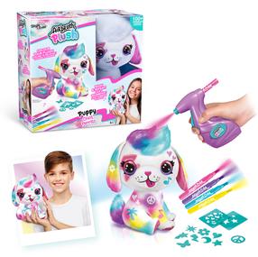 Kaunistuskomplekt Canal Toys Airbrush Plush Puppy, mitmevärviline