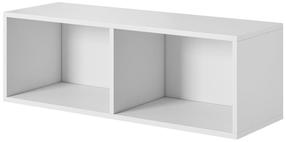 Sieninė lentyna Cama Meble Roco, balta sp., 37 cm x 37 cm x 112 cm