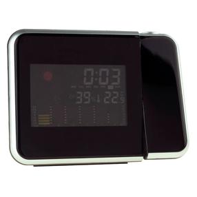 Laikrodis With Projector, juoda sp., 15 cm x 11 cm