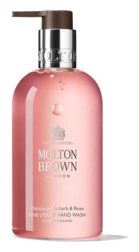 Skystas muilas Molton Brown Rhubarb & Rose, rožė/vanilė/rabarbaras, 300 ml