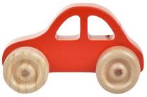 Stumiamas žaislas Wood&Joy Mini Car, 5 cm, raudona sp.
