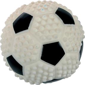 Žaislas šuniui, kamuoliukas Zolux Squeaky Spiney Soccerball 480772, 7.6 cm, Ø 7.6 cm, balta sp.