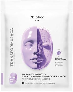 Veido kaukė L'biotica Transforming Collagen Niacinamide in Microcapsules