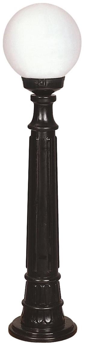 Brīvi stāvošs āra gaismeklis Opviq BSU-68160-BSY-M2-BOP, 60W, E27, IP65, melna krās., 20 cm x 90 cm
