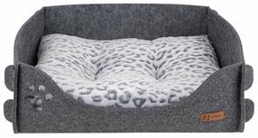 Кошачья лежанка Amiplay Norway M, серый цв., 51 см x 43 см
