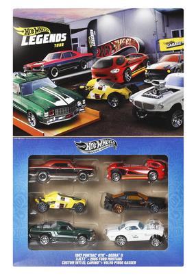 Autode komplektid Mattel Hot Wheels Legends Tour, 1:64, mitmevärviline