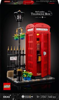 Konstruktorius LEGO® Ideas Raudonoji Londono telefono būdelė Rinkinys 21347