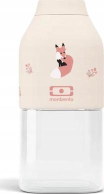 Vaikiška gertuvė Monbento Positive Fox, 330 ml, 3 m., plastikas/silikonas/tritanas, smėlio sp.