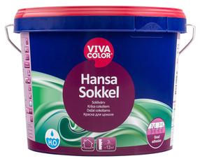 Fassaadivärv Vivacolor Hansa Sokkel, valge v., 2.7 l