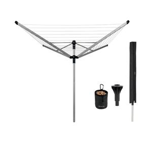 Drabužių džiovykla Brabantia Lift-O-Matic Advance 50, 3.12 m, metalinė pilka sp.