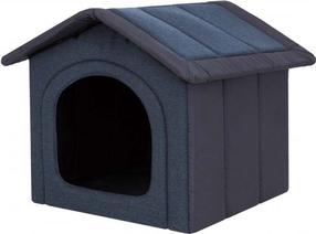 Suņu būda Hobbydog Inari R4 BUIGRA8, zilimelns krās., R4