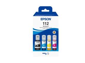 Tint Epson 112 EcoTank C13T06C64A, sinine v./must v./kollane v., 260 ml
