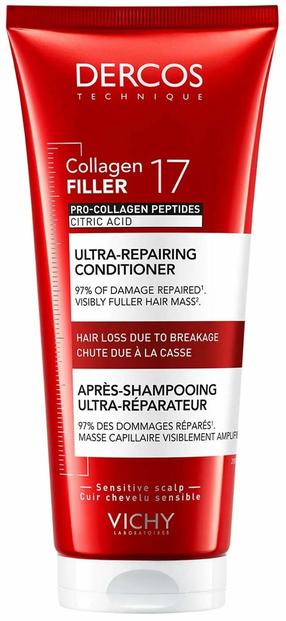 Juukse konditsioneer Vichy Dercos Ultra-Repair, 200 ml