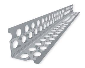 Перфорированный уголок Briko, алюминий, 2500 мм x 24 мм x 24 мм