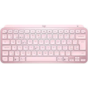 Bezvadu datora tastatūra Logitech MX Keys Mini MX Keys Mini, EN, rozā krās.