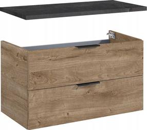Pakabinama vonios spintelė Frame, canela oak sp., 38.6 cm x 79.6 cm x 53 cm