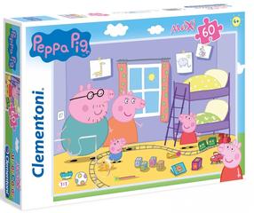 Dėlionė Clementoni Peppa Pig, 62 cm x 42 cm, 60 vnt., įvairių spalvų