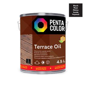 Terrassiõli Pentacolor Terrace Oil, must v., 4.5 l
