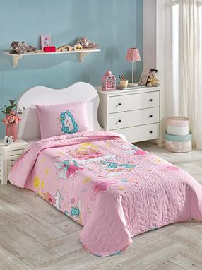 Lovatiesė Mijolnir Unicorn Dreams 143EPJ7754, mėlyna sp./balta sp./geltona sp., 160 cm x 220 cm