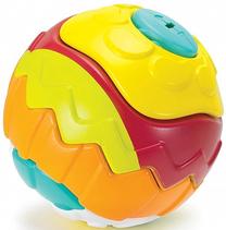 Lavinimo žaislas B-kids Puzzle Pal Baby Ball, įvairių spalvų, 4 vnt.