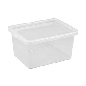 Uzglabāšanas kaste ar vāku, rīki/paredzēts uzglabāšanai/rotaļlietām Okko Basic Box 2298, 52 l, caurspīdīga krās., 39.5 x 59.5 x 31 cm