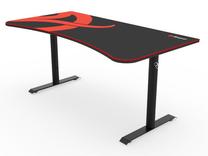 Datorspēļu galds regulējams augstums Arozzi Arena, 160 cm x 82 cm, 71 - 81 cm, melna krās./sarkana krās.