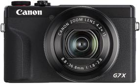 Digitālā fotokamera Canon PowerShot G7 X Mark III, melna krās.