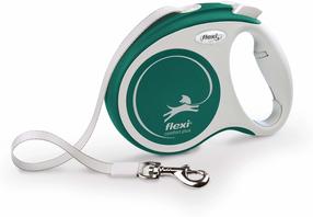 Автоматический поводок Flexi Comfort Plus, зеленый цв., M