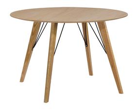 Stalas Home4you Helena, ąžuolo, 100 cm x 100 cm x 75 cm