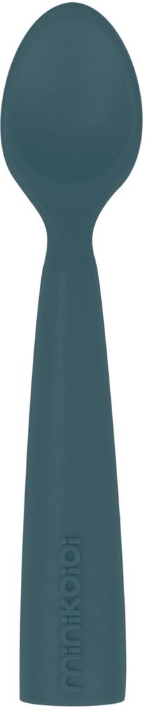 Šaukštelis MiniKoioi Scooper 101140010, 6+ mėn., silikonas, tamsiai mėlyna sp.