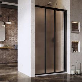 Двери для душа Ravak SuperNOVA ASDP3-120, 120 см x 198 см, черный цв./закаленный