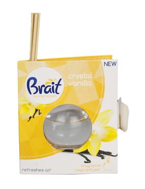 Домашний ароматизатор, ароматические палочки Brait Vanilla, 40 мл Желтый цв.